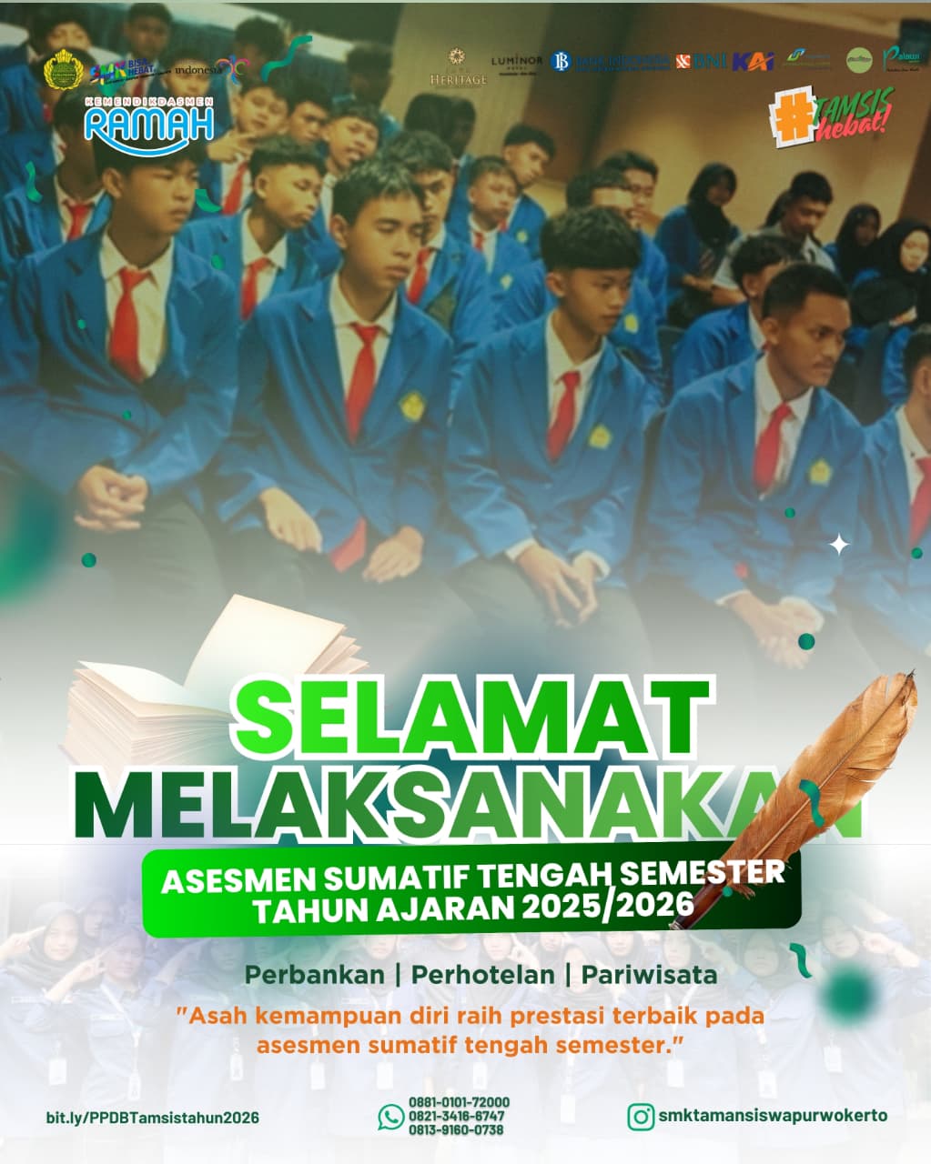 Selamat menempuh Asesmen Sumatif Tengah Semester Genap Tahun Pelajaran 2025/2026